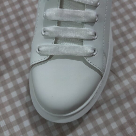 Alexander Mcqueen White And Blue Men's Sneakers - Picture 5 of 8